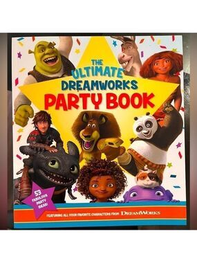 NWOT- TEN BOOKS in a bundle Dreamworks Party Planning 97 page glossy books